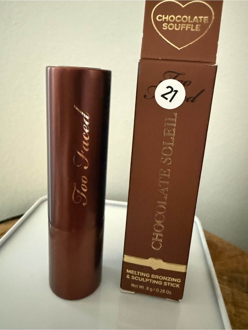 Too Faced Chocolate Soleil Melting Bronzing & Sculpting Stick. NIB